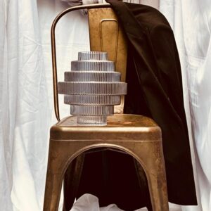 VASO CINZA LUNAR G - COLECAO NOITE